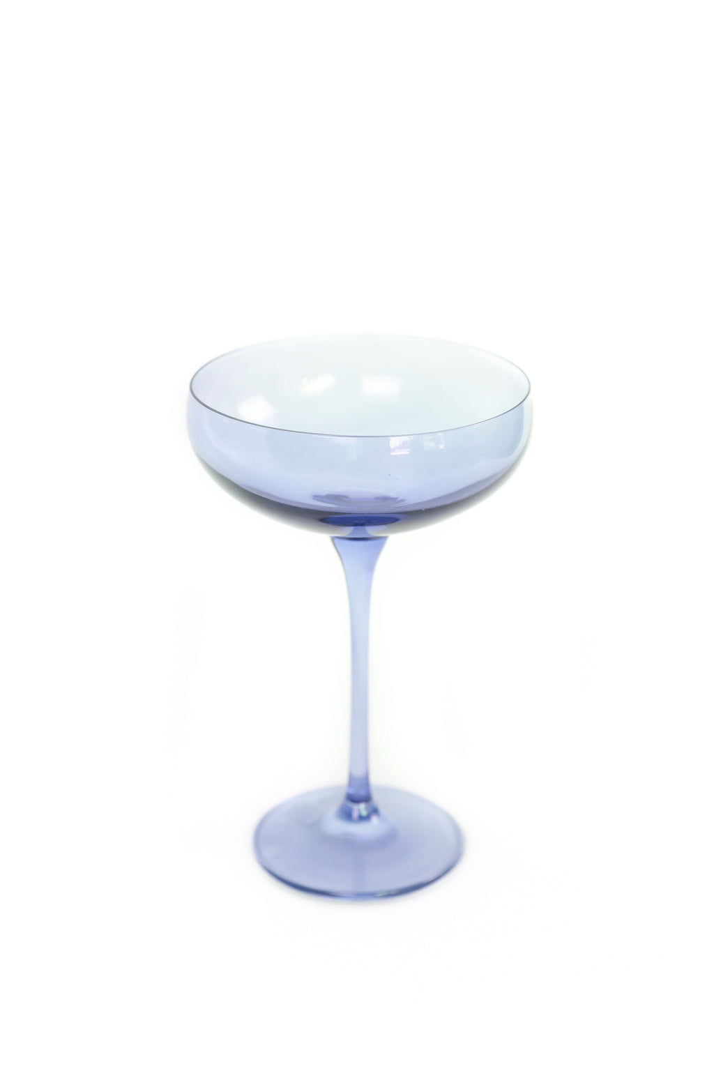 Estelle Colored Champagne Coupe Stemware - Set of 2 {Cobalt Blue}