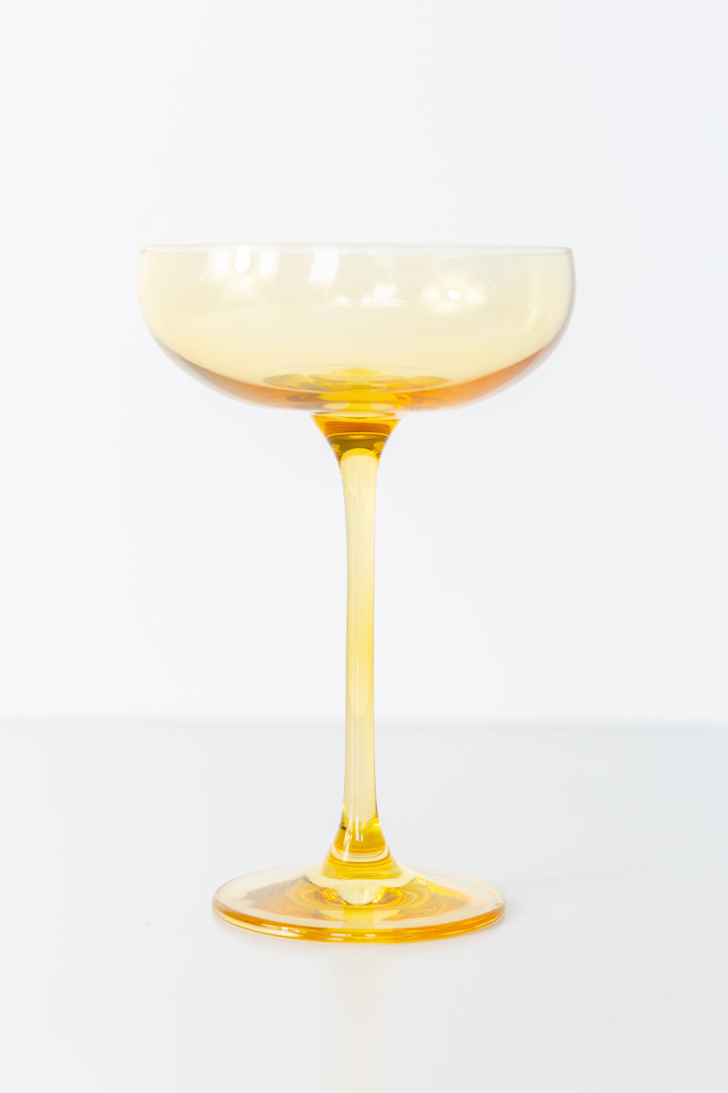 Estelle Colored Champagne Coupe Stemware - Set of 2 {Yellow}