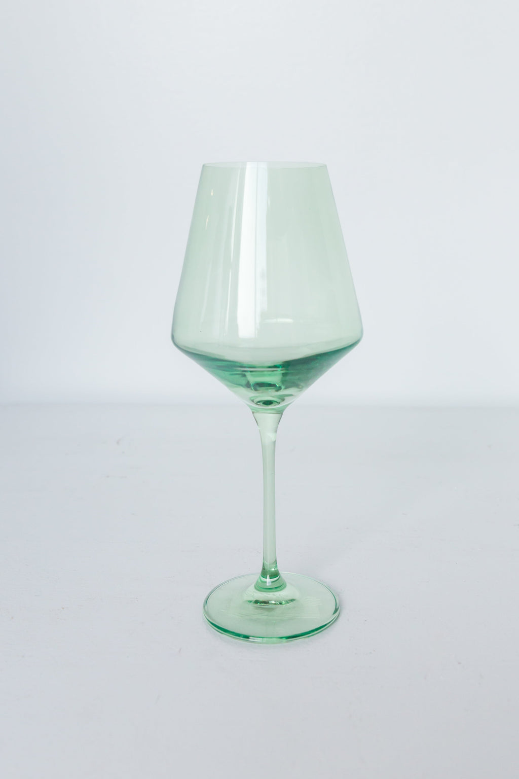 Estelle Colored Wine Stemware - Set of 2 {Mint Green}