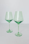 Estelle Colored Wine Stemware - Set of 2 {Mint Green}