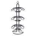 Tablecraft DCH27BK 3-Tier Cone Holder, Black