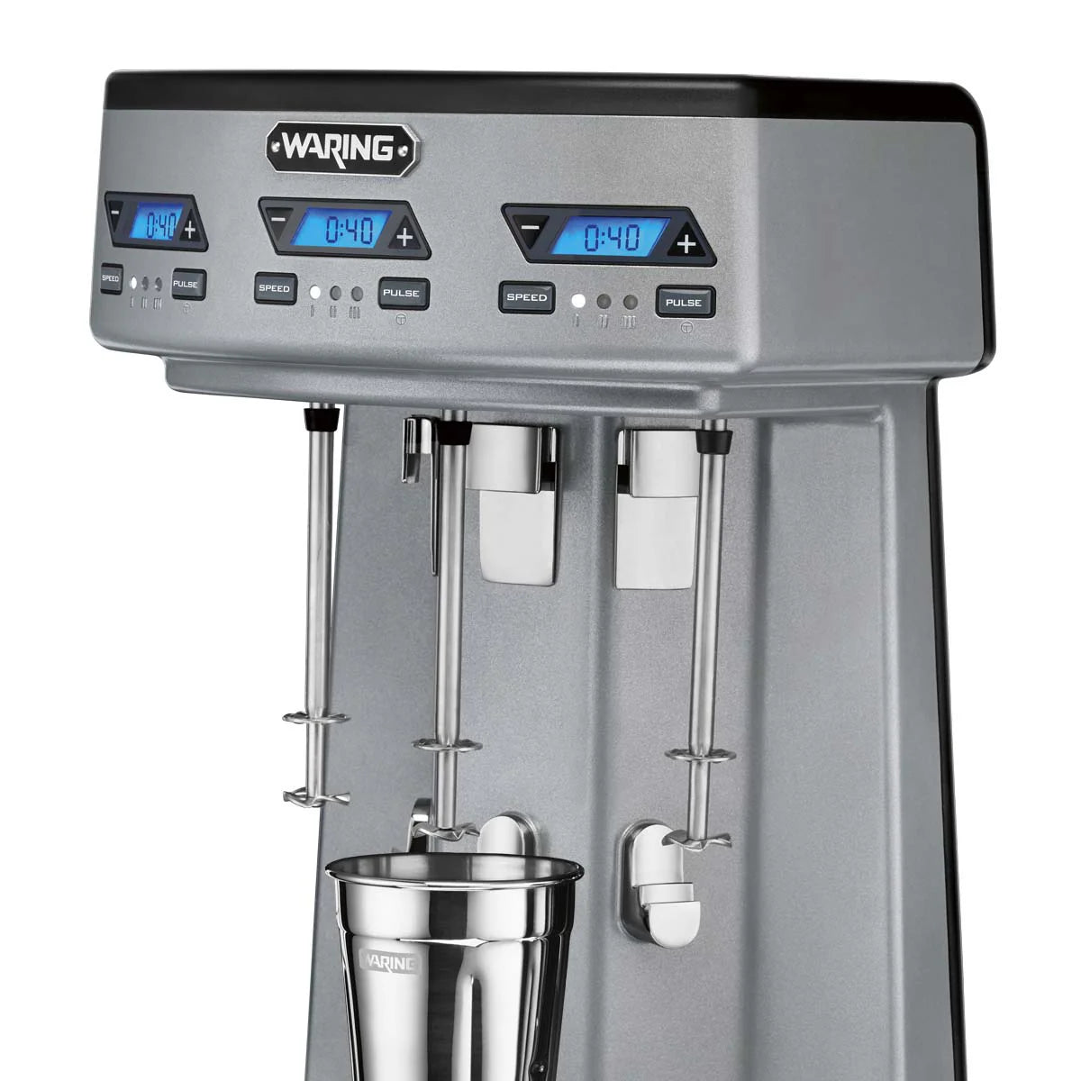 Waring WDM360TX Heavy-Duty Triple-Spindle Drink Mixer w/ Timer