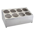 Tablecraft 7082 Flatware Cylinder Holder, 8 Compartments