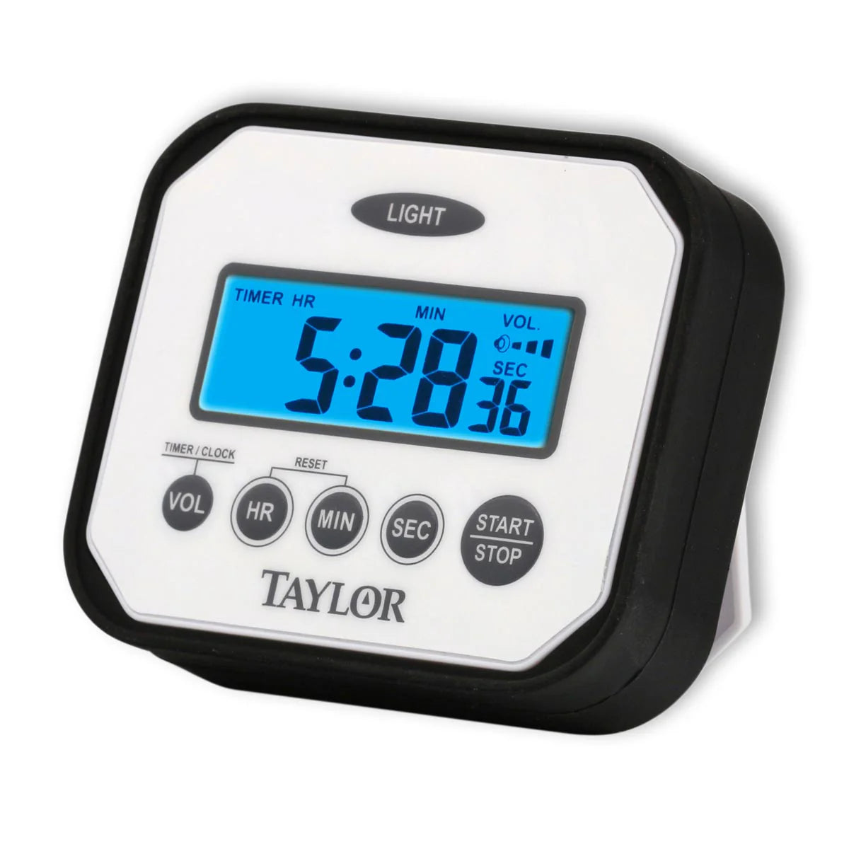 Taylor 5863 Splash and Drop Ruggedized Kitchen Timer, White, 3 x 1 x 3.5