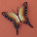Hand Made Orange Butterfly Steel Wall Sculpture Mexico - Soul of Happiness