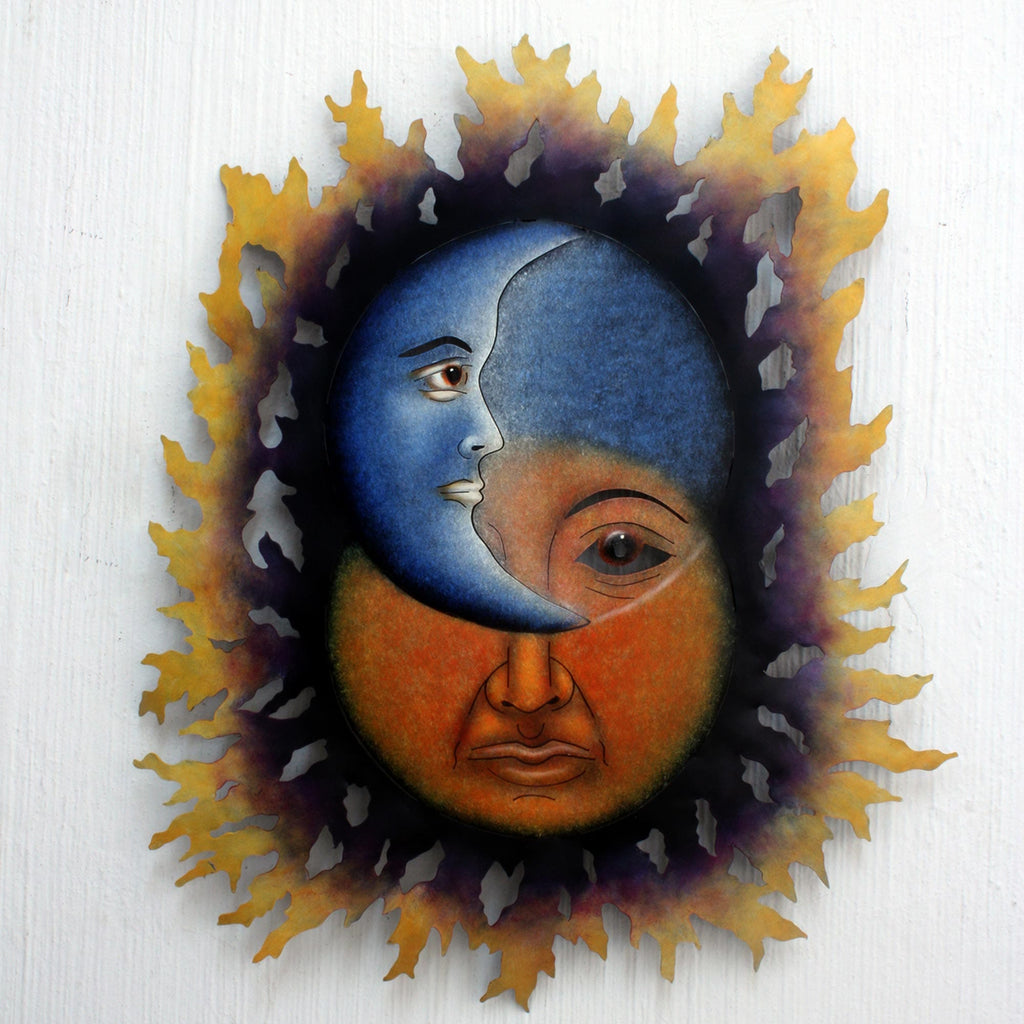 Sun and Moon Steel Wall Art - Opposites Attract