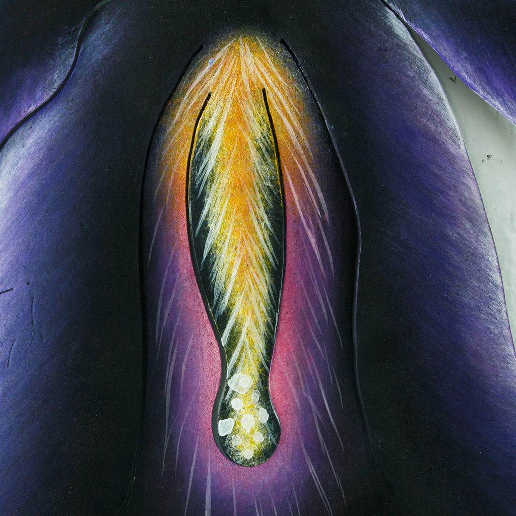 Steel wall art - Tropical Orchid
