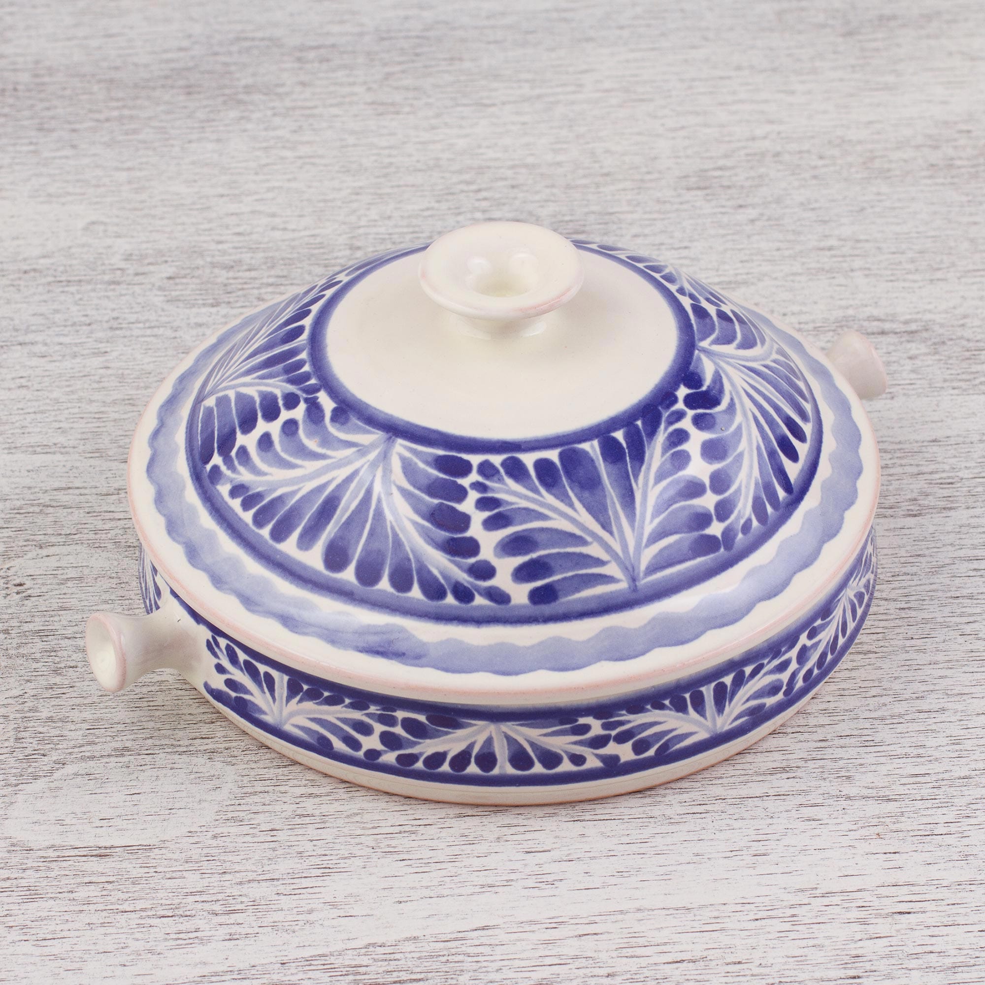 Hand-Painted 6.5 Inch Majolica Salsa Bowl from Mexico - Taste of Mexico