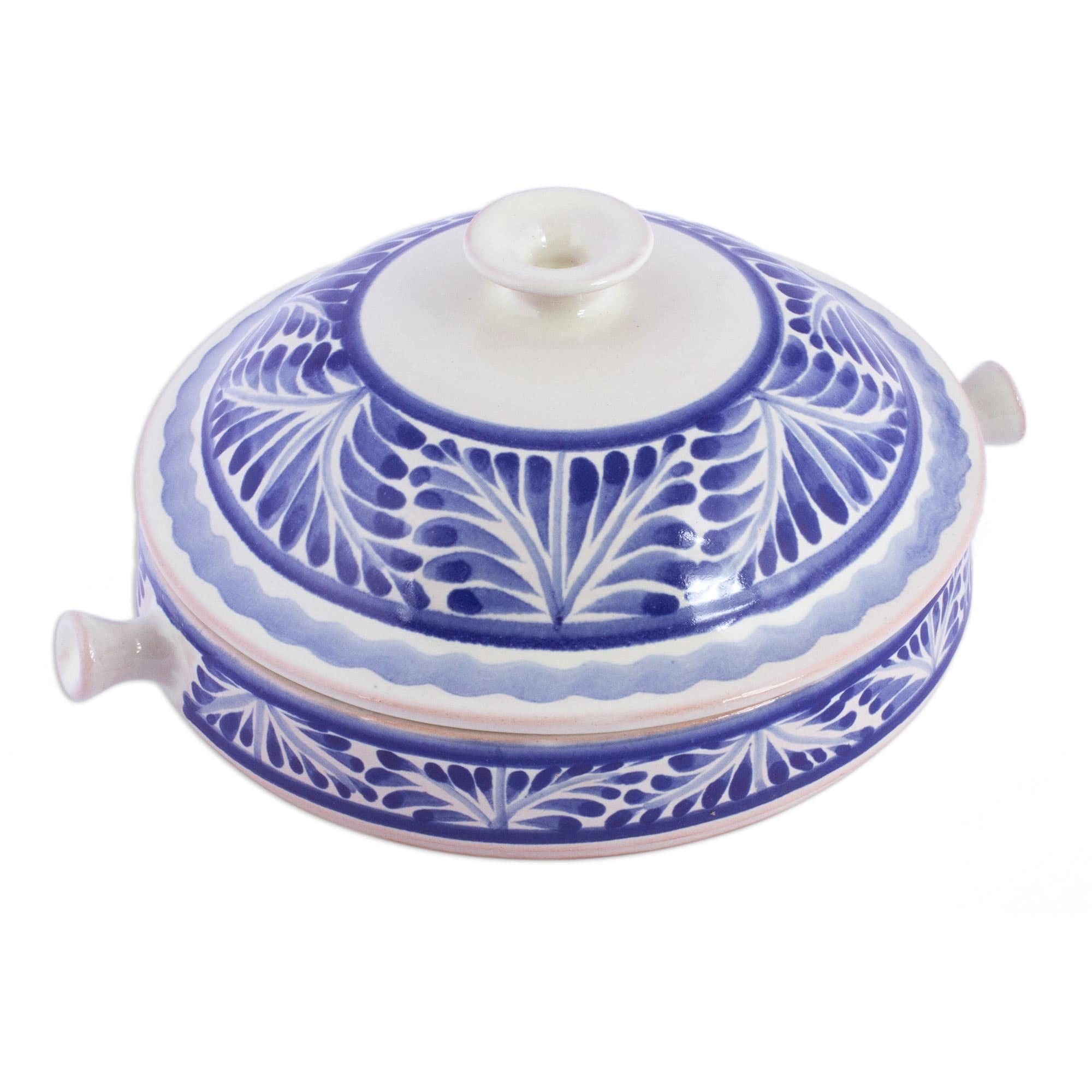 Hand-Painted 6.5 Inch Majolica Salsa Bowl from Mexico - Taste of Mexico