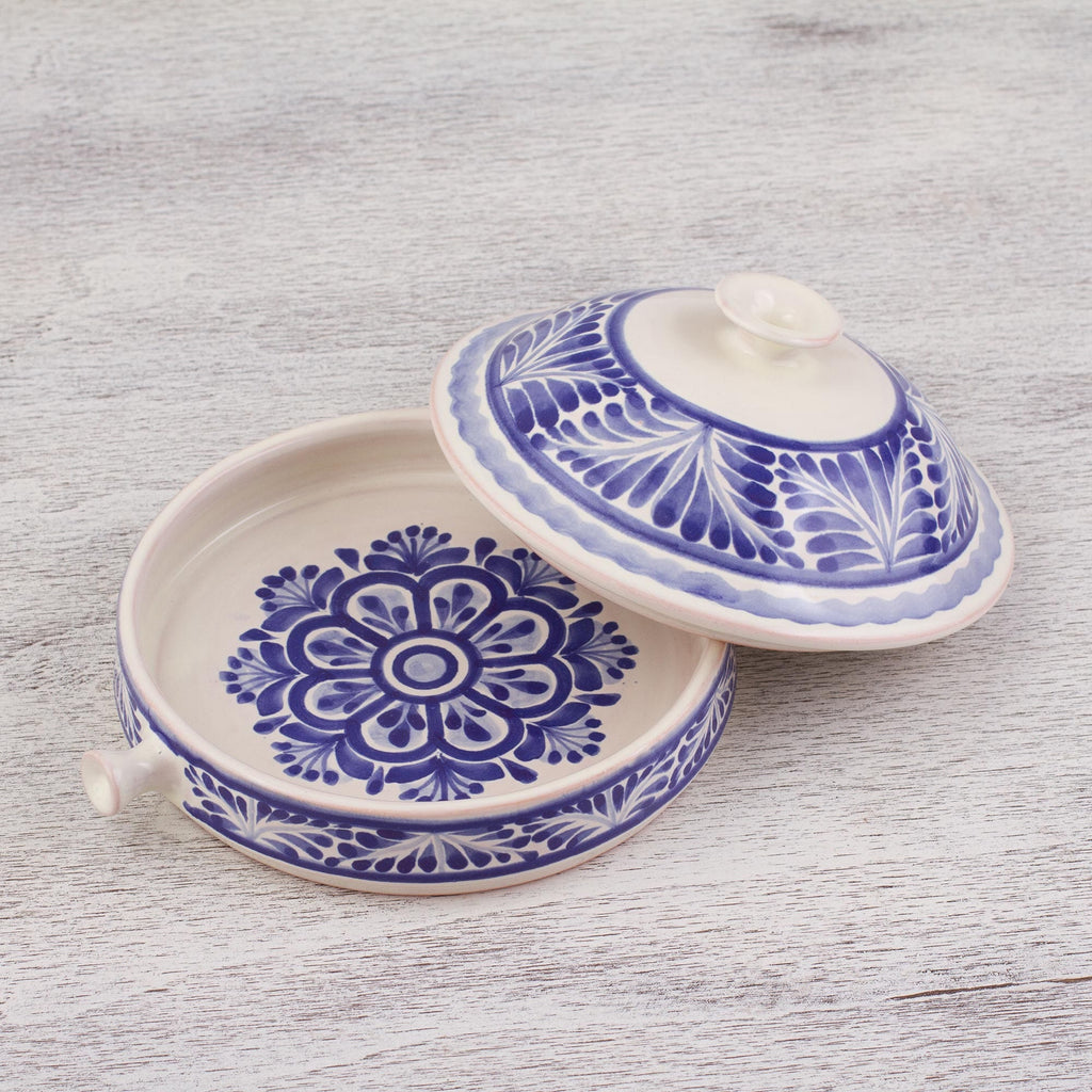 Hand-Painted 6.5 Inch Majolica Salsa Bowl from Mexico - Taste of Mexico