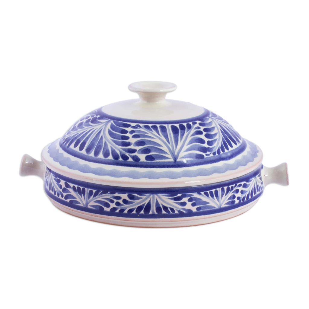 Hand-Painted 6.5 Inch Majolica Salsa Bowl from Mexico - Taste of Mexico