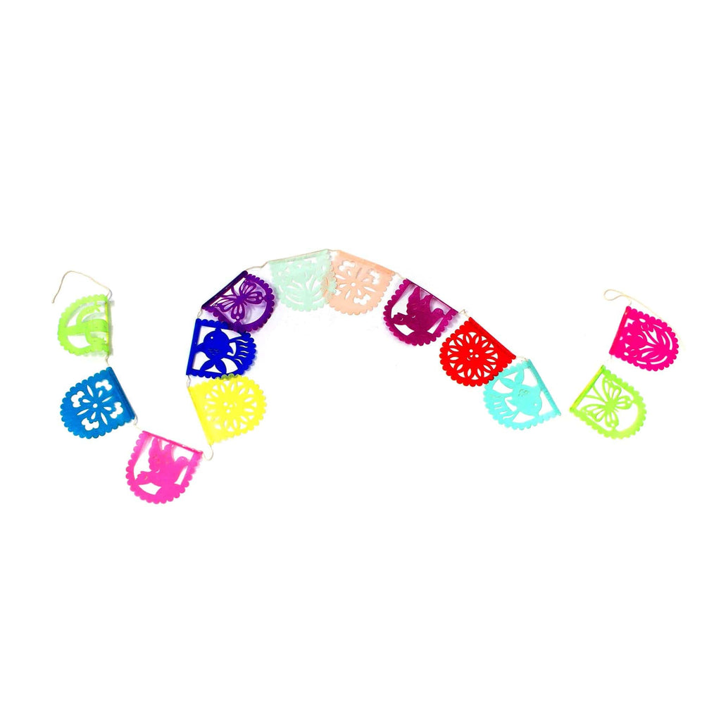 Mini Mexican Tissue Paper Party Garlands (Set of 3) - Tierra Nativa