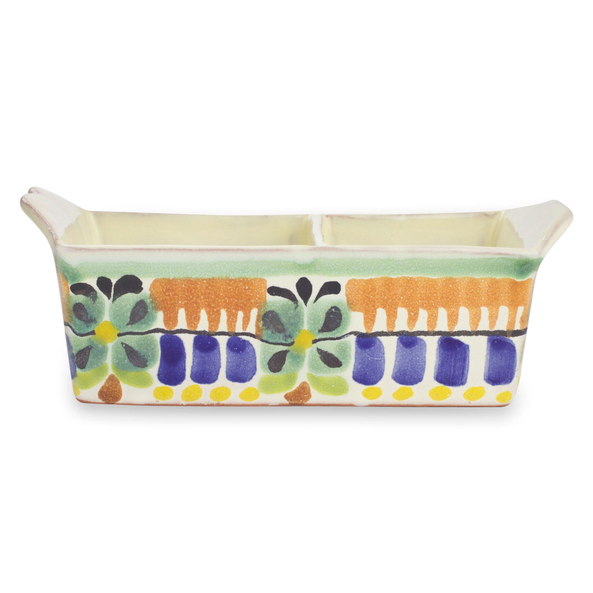 Authentic Mexican Majolica Ceramic Sugar Packet Holder - Acapulco