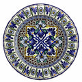 Glazed Talavera Ceramic Serving Platter Handmade in Mexico - Floral Duchess